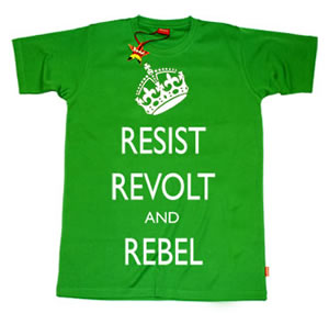 Resist, Revolt & Rebel Teenage Unisex T-Shirt