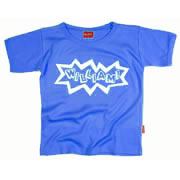 Kapow Personalised Kids T-Shirt  (White Text)