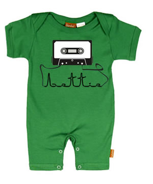 Cassette SUMMER Personalised Baby Romper