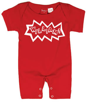 KAPOW SUMMER Personalised Baby Romper