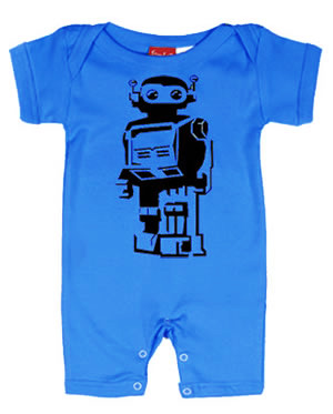 Robot SUMMER Romper