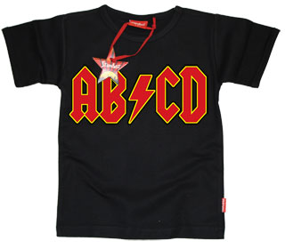 AC/DC Inspired AB/CD Kids T-Shirts