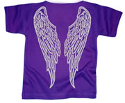 Goth Kids Clothes Angel Wings T-Shirt