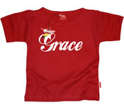 Cola Name Personalised Kids T-Shirt (White Text)