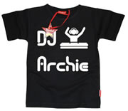 DJs Personalised Kids T-Shirt (White Text)