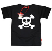 Punk Kids Clothes Jolly Roger T-Shirt