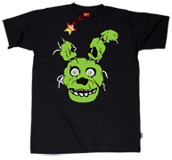 Bonnie Springtrap Five Nights at Freddy's Unisex Teenager T-Shirt